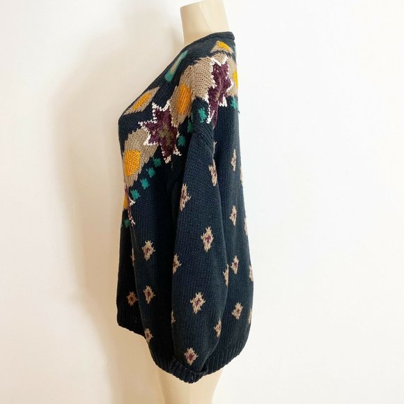 Vintage Sweater Compagnie Intl Express sz large - Picture 5 of 8